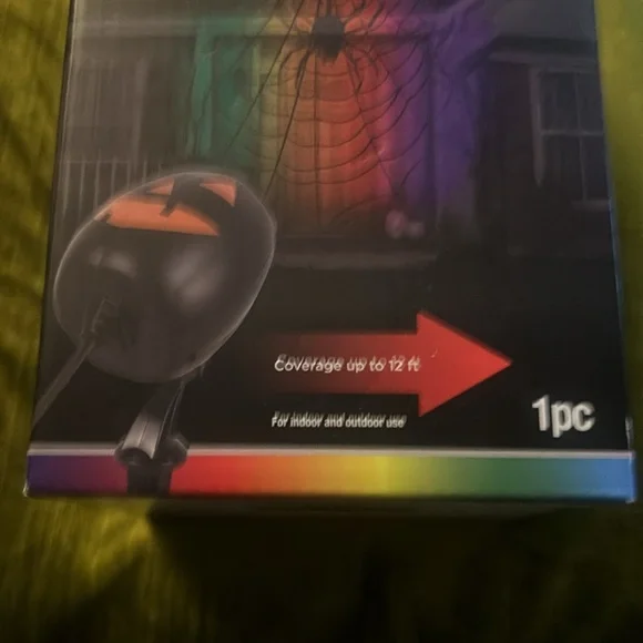 Projection of Creepy Web with Spider (New) - Picture 4 of 9